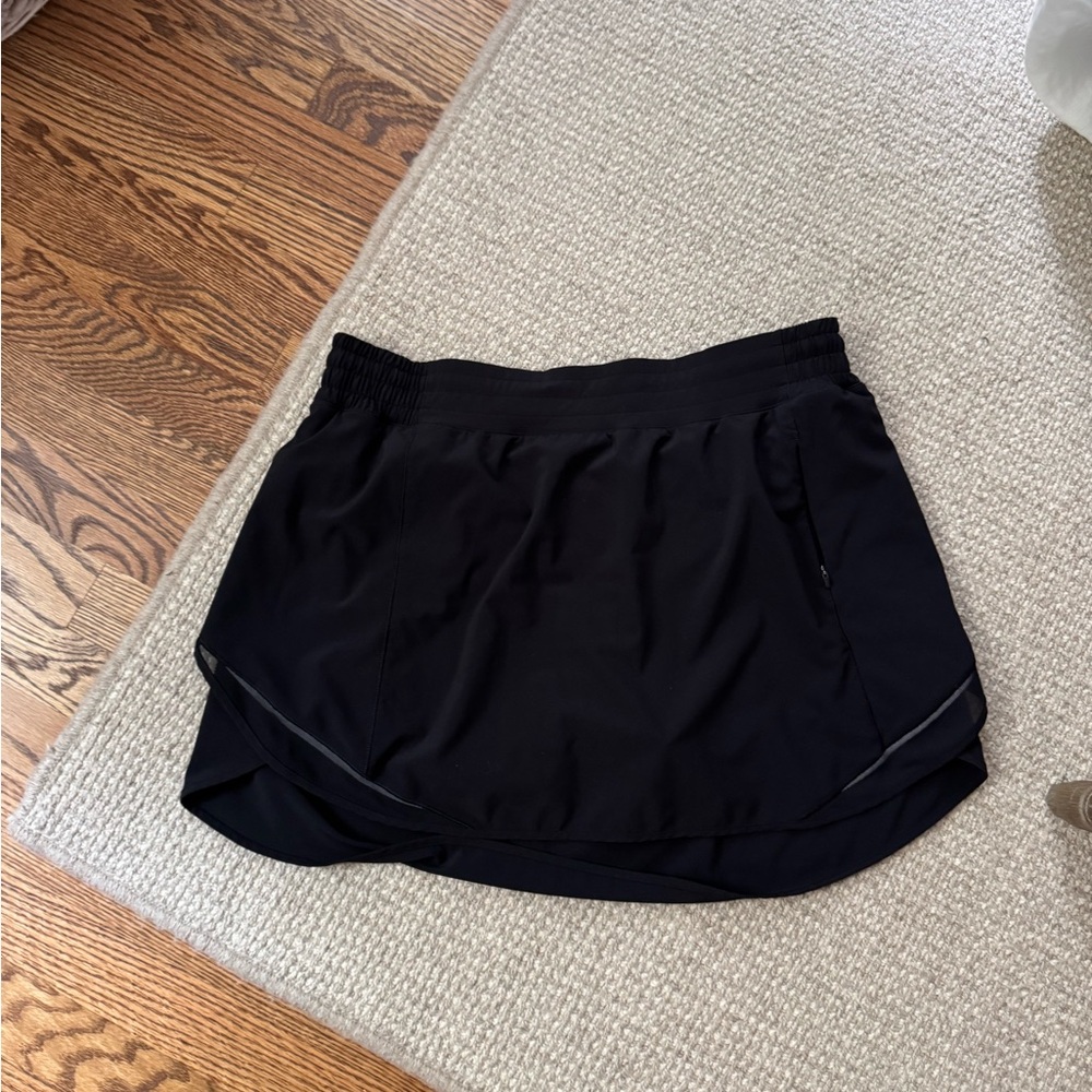 Lululemon Hotty Hot Athletic Skort Black Sz. 14 - Picture 2 of 7